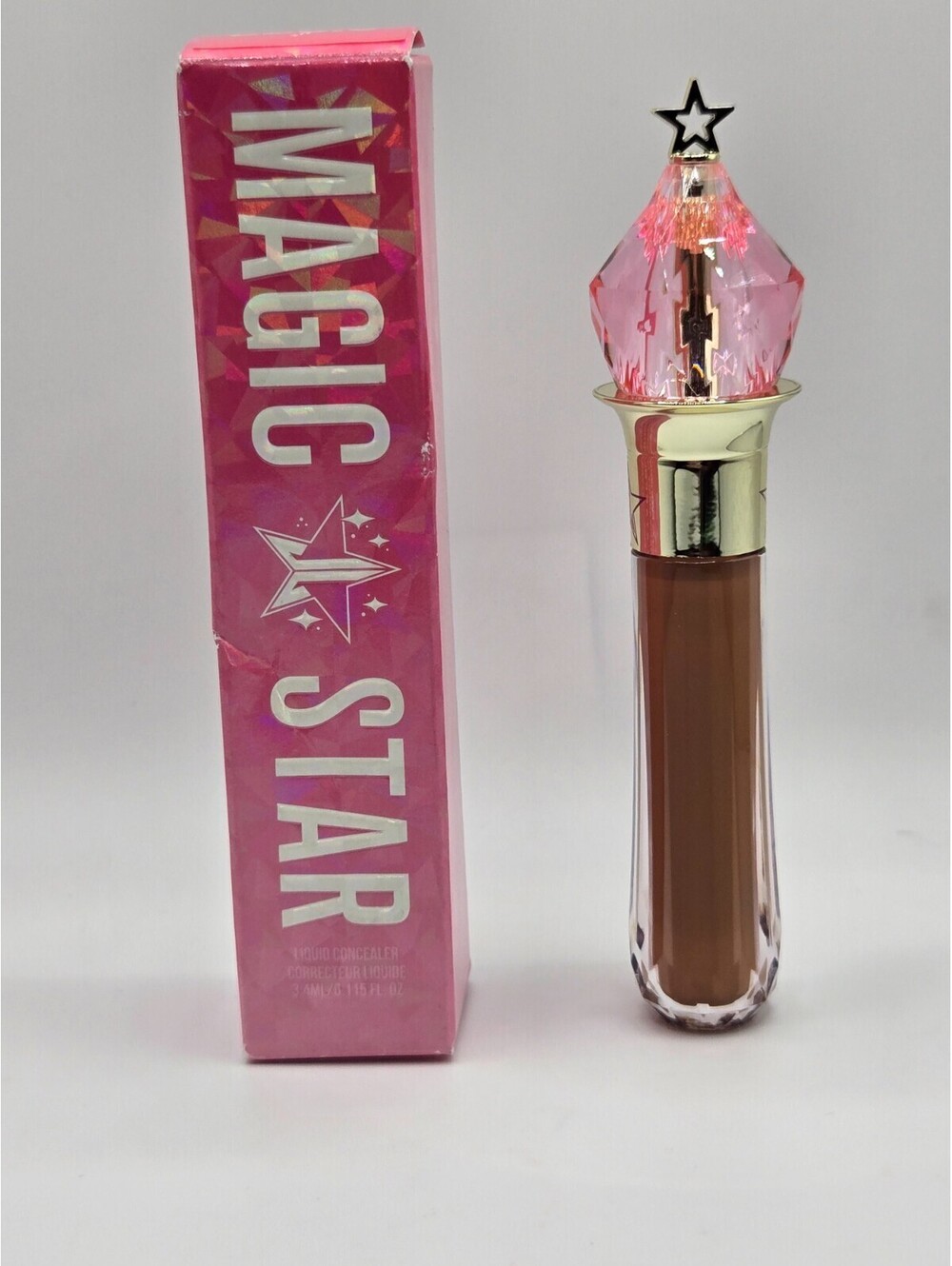 Jeffree Star Magic Star Liquid Concealer C23.5 Deep Skin Golden Red NIB New